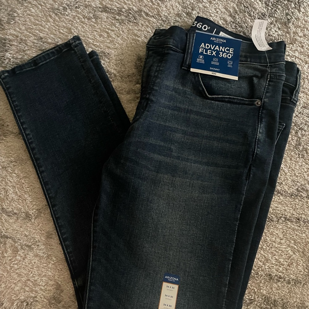 Arizona Jean Company Blue Slim Jeans Modern Fit